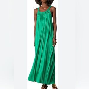Anthropologie Velvet nwt green long maxi dress $225